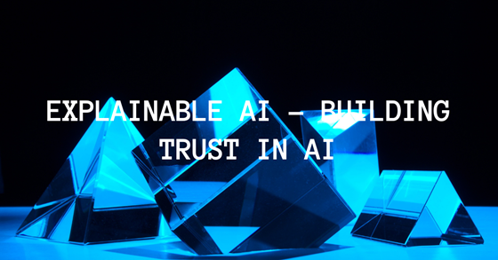 Explainable AI - building trust in AI